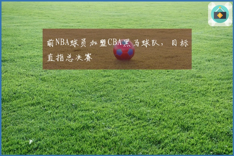 前NBA球员加盟CBA黑马球队，目标直指总决赛